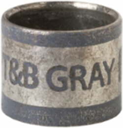 Two-Piece Inner Sleeve Connector, 7.9mm Length, 7.29mm I.D., Hard Bronze