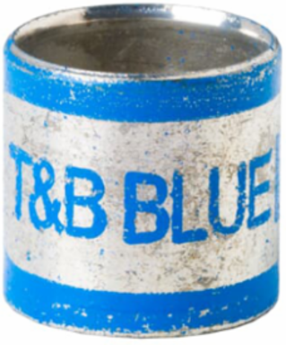 Two-Piece Inner Sleeve Connector 0.375 Inch Blue Hard Bronze