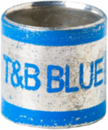 Two-Piece Inner Sleeve Connector 0.375 Inch Blue Hard Bronze