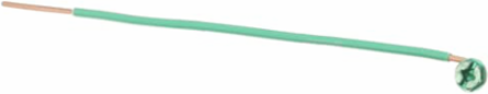 Ground Screw with Insulated Wire - 3/8 Inch x 10-32, #12 AWG, Green Coating