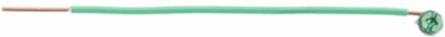 Ground Screw with Insulated Wire - 3/8 Inch x 10-32, #12 AWG, Green Coating