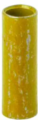 Two-Piece Outer Sleeve Connector 1/4 Inch, .156 Inch ID, Yellow