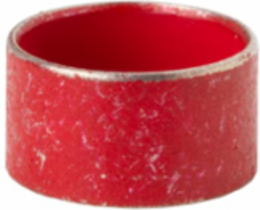 Red Two-Piece Outer Sleeve Connector 1/4 Inch, Soft Bronze, Color Coded