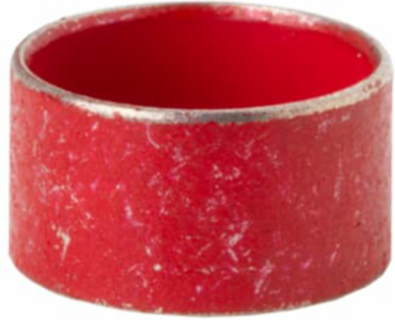 Two-Piece Outer Sleeve Connector 1/4 Inch, .194 ID, Red, Soft Bronze