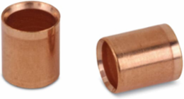 2-Piece Outer Sleeve Connector 1/4 Inch Length, .199 Inch ID, Silver