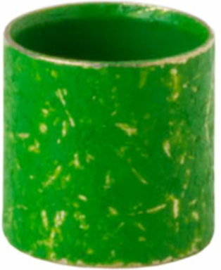 Two-Piece Outer Sleeve Connector, 0.219 Inch Inner Diameter, Green, Soft Bronze