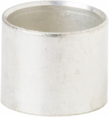 2-Piece Outer Sleeve Connector .275 Inch ID, Length 1/4 Inch, Silver