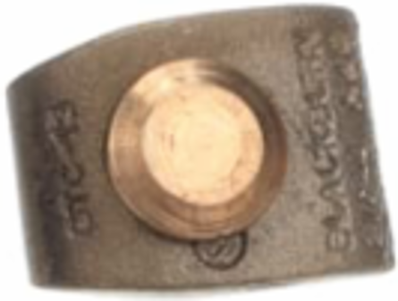 Copper Tower Ground Clamp 2/0 Max, 1-21/32 Inch Length, Non-Insulated