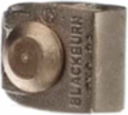 Copper Tower Ground Clamp 2-Piece, Wire Range 4 Sol. - 2/0 Str.