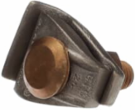 Copper Tower Ground Clamp 250 kcmil Max, 2/0 Min, 1-15/16 Inch Long