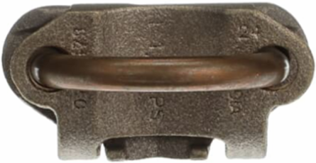U-Bolt Copper Ground Clamp 4-2/0 AWG, Rod Size 1-3/8 to 1-1/2 Inch