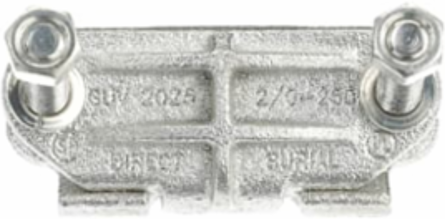U BOLT GRD CLAMP-TIN PLATED