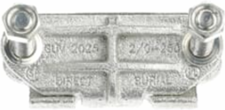 U BOLT GRD CLAMP-TIN PLATED