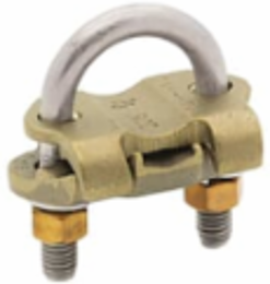 U BOLT GRD CLAMP-TIN PLATED