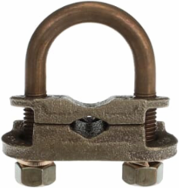 U-Bolt Ground Clamp for 2/0 - 250 kcmil Copper Conductors, 2-3/4 Inch Length