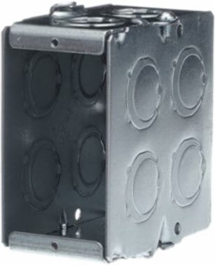 Gangable Masonry Box, 22 Cubic Inches, 3-3/4 Inch Length x 1-15/16 Inch Width x 3-1/2 Inch Depth