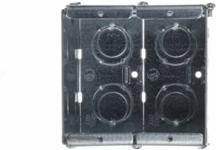 Gangable Masonry Box 22 Cubic Inches, 3-3/4 Inch x 3-3/4 Inch x 3-1/2 Inch
