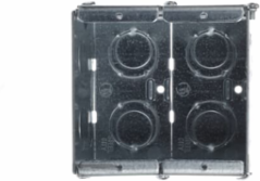 Gangable Masonry Box 22 Cubic Inches, 3-3/4 Inch x 3-3/4 Inch x 3-1/2 Inch