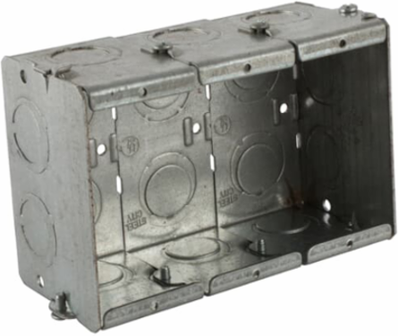 Gangable Masonry Box 47.4 Cubic Inches, 3-3/4 Inch x 5-9/16 Inch x 2-1/2 Inch
