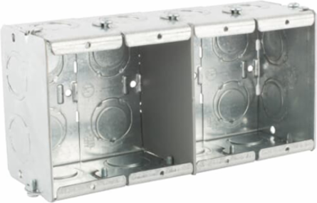 Gangable Masonry Box 64.0 Cubic Inches, 3-3/4 Inch x 7-3/8 Inch x 2-1/2 Inch