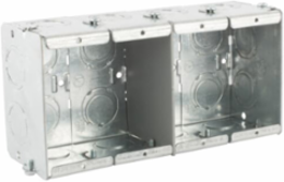Gangable Masonry Box 64.0 Cubic Inches, 3-3/4 Inch x 7-3/8 Inch x 2-1/2 Inch
