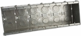 Gangable Masonry Box 94.8 cu-in, 3-3/4 Inch x 11 Inch x 2-1/2 Inch, Steel