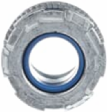 3/4 Inch Zinc Hub Connector with Thermoplastic Insulating Throat, Nitrile Sealing Ring