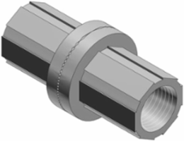 1 INCH BULKHEAD FITTING ALUM.