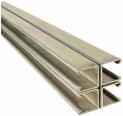 CHNL BK-BK 12GA 10FT HDG STL