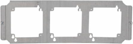 Horizontal Bracket 16 Inch Wide with Steel Construction for 4 Inch and 4-11/16 Inch Boxes