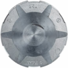 ZINC BULLET HUB CAPOFF 2 INCH