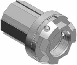 ZINC BULKHEAD 2 INCHW/LOCKNUT