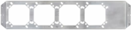 5 Inch Square Horizontal Bracket, 24 Inch Centers, Pre-Galvanized Steel