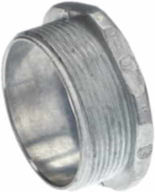 2 Inch Chase Nipple, Zinc Die Cast for Rigid/IMC Conduit