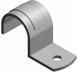 One Hole Pipe Strap, Stainless Steel, 3/4 Inch for Rigid/IMC Conduit