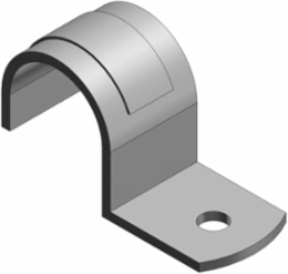 Rigid One Hole Pipe Strap, 1 Inch, Stainless Steel for Rigid/IMC Conduits