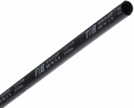HVYWALL HTSHK 3:1 BLK 16-12AWG 48IN