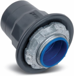 PVC CTD ZINC HUB CONN 3IN DGRAY