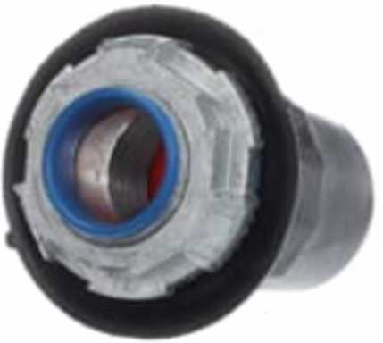 PVC CTD ZINC HUB CONN 3/4IN DGRAY