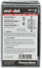 Weatherproof Electrical Box, 1/2 Inch Hub Size, 18.3 Cubic Inches, Aluminum