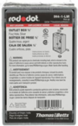 Universal Weatherproof Box 17 Cubic Inches, 1/2 Inch Hub, Silver