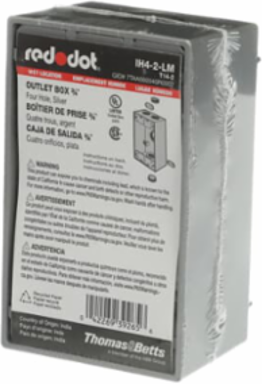 Aluminum Weatherproof Box 18.3 Cubic Inches 3/4 Inch Hub 4 Outlets