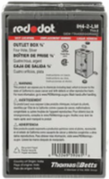 Aluminum Weatherproof Box 18.3 Cubic Inches 3/4 Inch Hub 4 Outlets