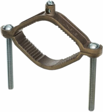 Cast Bronze Ground Clamp Water Pipe 2-1/2 to 4 Inch, UL E3060 Certified