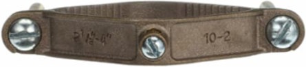 Cast Bronze Ground Clamp Water Pipe 2-1/2 to 4 Inch, UL E3060 Certified