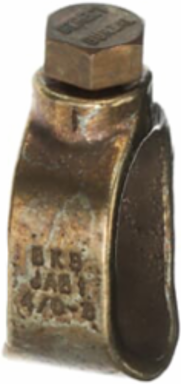 Ground Rod Clamp 1 Inch, Wire Range 8 Sol - 4/0 Str, UL Listed