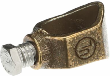 Ground Rod Clamp 3/4 Inch Rod, Wire Range 8 Sol - 1/0 Str, Copper Alloy
