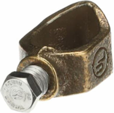 Ground Rod Clamp 3/4 Inch Rod, Wire Range 8 Sol - 1/0 Str, Copper Alloy