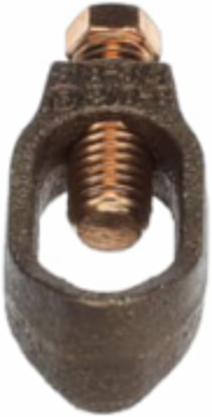 Ground Rod Clamp 3/4 Inch & 5/8 Inch Wire Range, Copper Alloy, UL Listed
