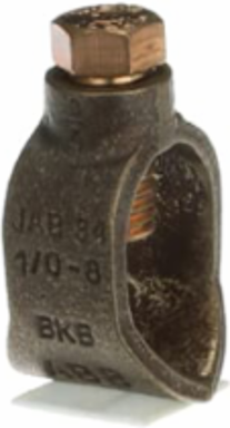 Ground Rod Clamp 3/4 Inch Rod, 8 Sol - 1/0 Str, Copper Alloy